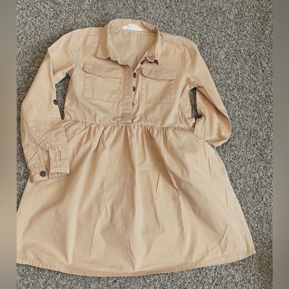 Khaki Girls H&M Dress